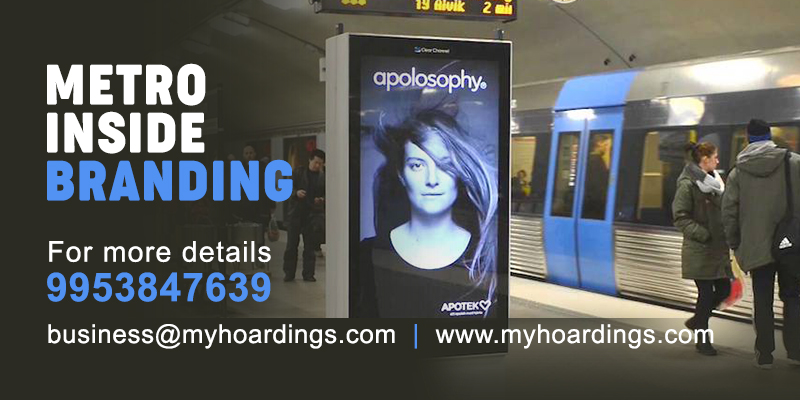 Metro Train Branding,Metro Trains Advertising in Kolkata Metro, Mumbai Metro. Metro wrap ads are available with Delhi Metro, Bangalore Metro. MyHoardings provide the Best rates for Metro Advertising.