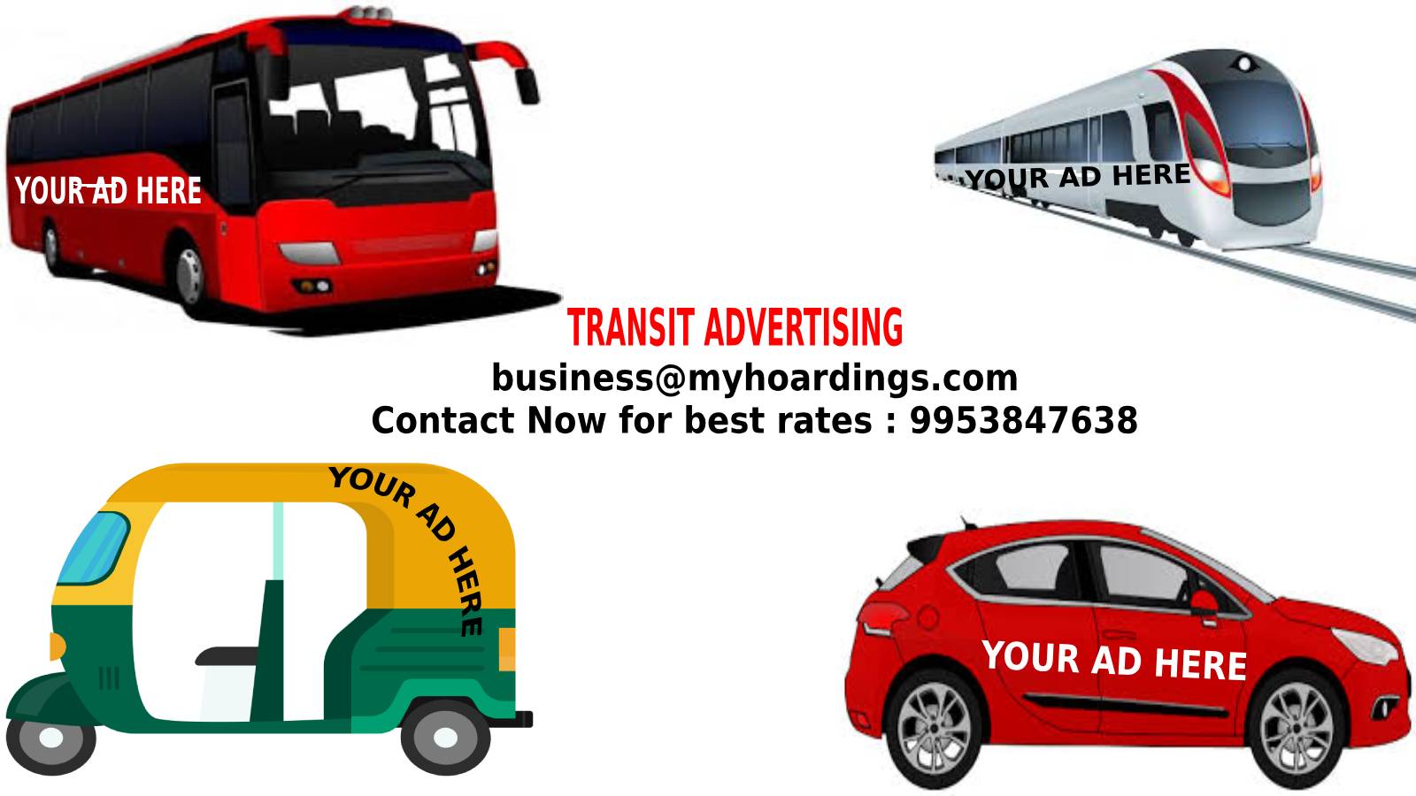 Transit Advertising,Cycle Ads,Railway Ads,Auto Rickshaw Advertising,Cab advertising