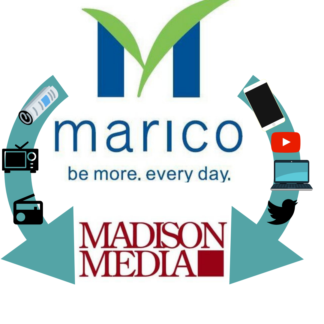 Madison media has won the media mandate for Marico with growth of Digital Media on the rise.Digital Branding news.