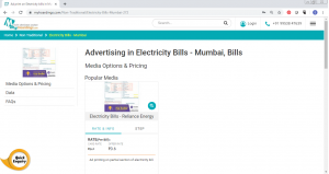 Electricity Bill Advertising,Mumbai Bill Advertising,Advertise on Electricity bills
