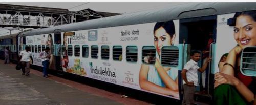 BEST rates of Train Advertising. Largest Train Branding Company for Mumbai Local,Delhi Train Ads and Bangalore train branding.