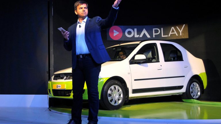 Ola Play advertising, in-car digital ads, transit media India, contextual advertising, Ola app promotions
