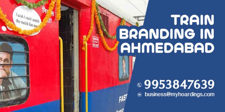 Train advertising Ahmedabad, Train wrap branding India, Railway advertising agency, Indian Railways promotions, Transit media Gujarat