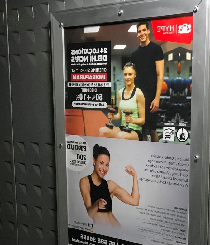 Lift Branding ,Lift advertising Delhi, Gurugram Elevator Branding,Lift advertisement in Noida