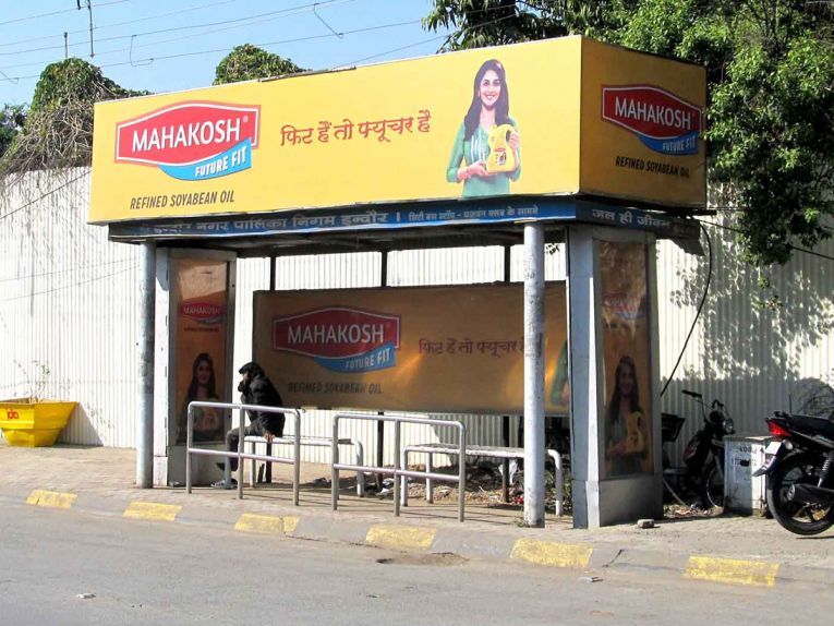 Bus Shelter Advertising in Indore