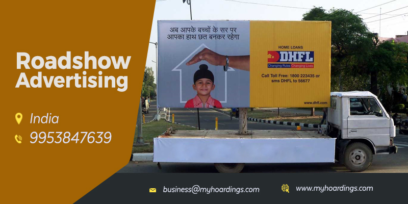 MyHoardings is India's leading Roadshow Advertising agency with services in all major Indian cities. Roadshow advertising can help you boost brand awareness