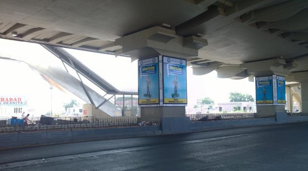 Metro Pillar Advertising, metro rail advertising, pillar branding, rail advertisment, hyderabad advertisement