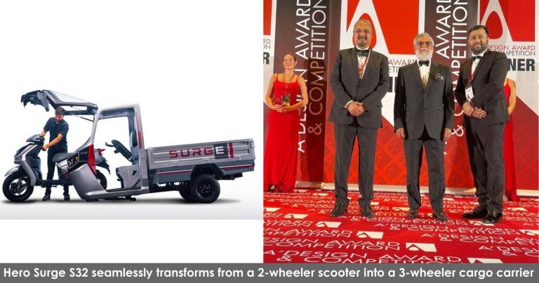 Hero Surge S32, modular electric vehicle, convertible scooter rickshaw, electric mobility innovation, Hero MotoCorp EV