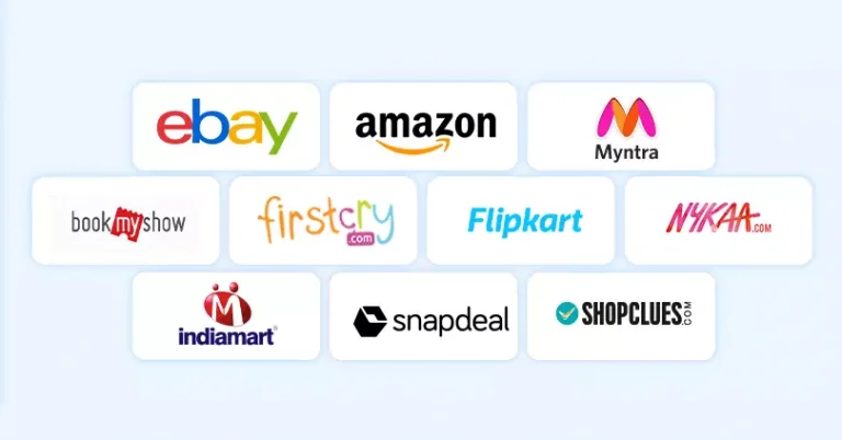 Top eCommerce companies, Online retail platforms, Digital shopping brands, eCommerce market leaders, Internet retail companies