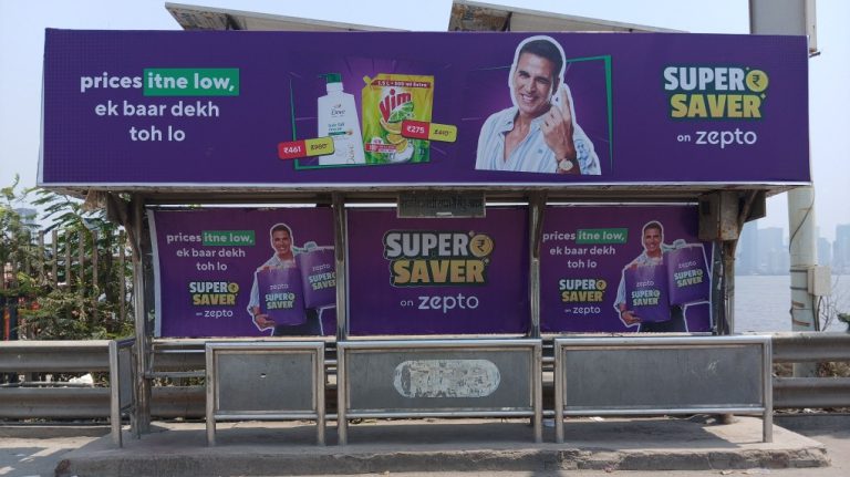 Zepto SuperSaver campaign, Akshay Kumar Zepto ad, Jr NTR Zepto promotion, Quick commerce marketing, Bulk savings delivery