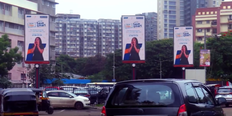 Federal Bank campaign, DOOH advertising Mumbai, digital outdoor marketing, premium OOH, banking brand promotion, MyHoardings, BKC advertising