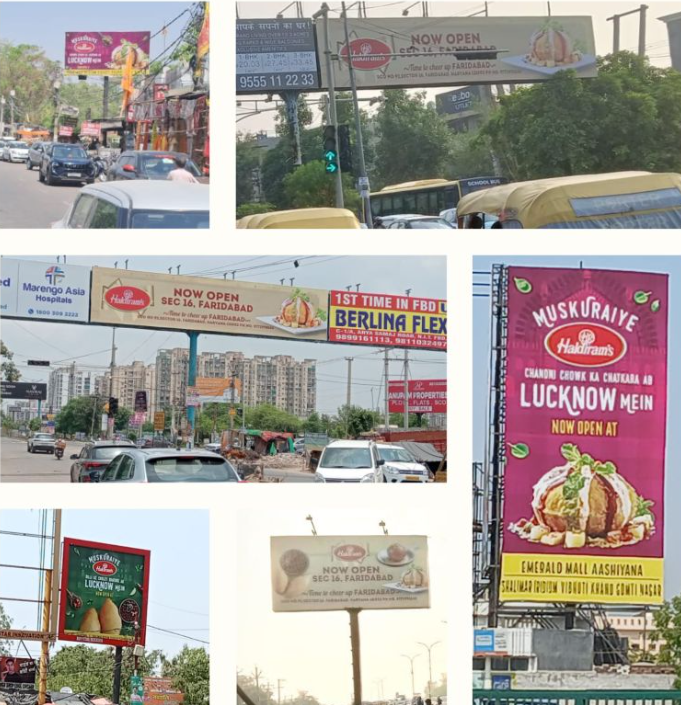 Haldiram’s campaign, OOH advertising India, FMCG branding, outdoor marketing, food brand promotion, MyHoardings, pan India advertising