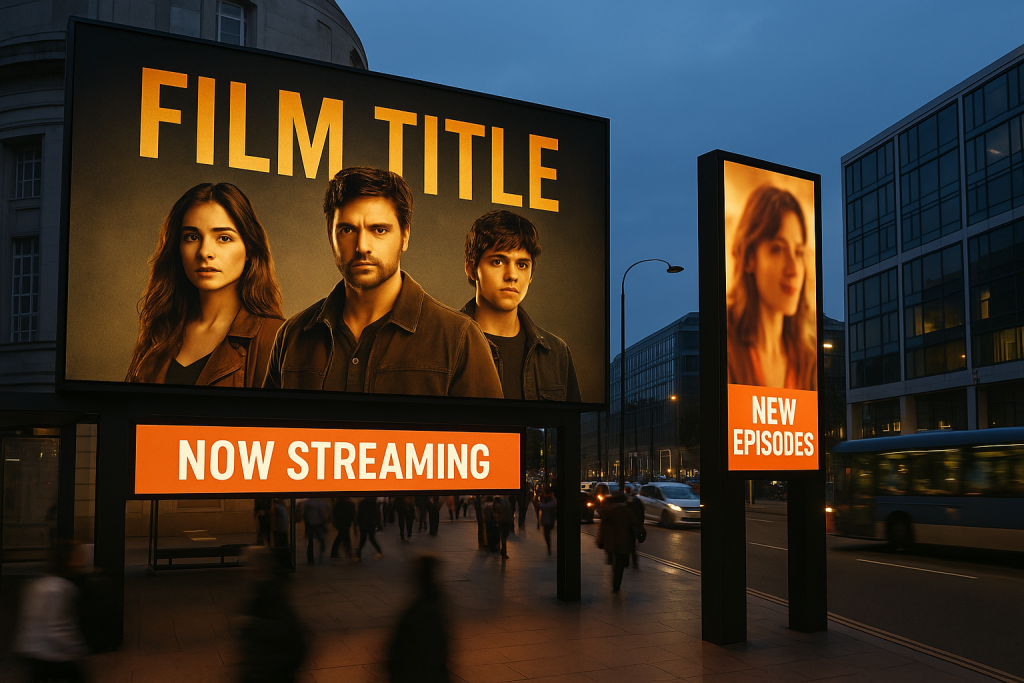 entertainment advertising, OTT promotion, film marketing, billboard ads, influencer campaigns India