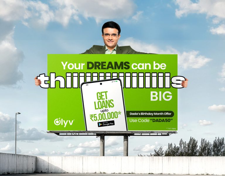 Olyv campaign, Sourav Ganguly endorsement, celebrity advertising, health drink promotion, brand collaboration, MyHoardings, OOH campaign India
