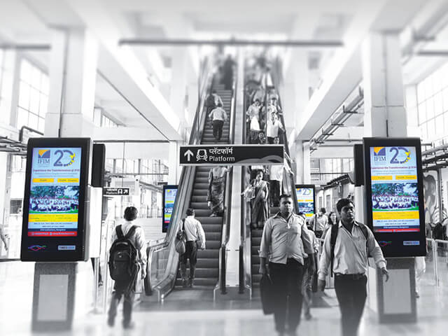 Mumbai metro branding, metro station advertising, transit media Mumbai, MyHoardings, Andheri metro ads, Mumbai train wraps, metro LED screens, outdoor advertising Mumbai