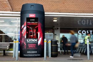 Unilever, deodorant campaign UK, Tesco OOH activations, FMCG outdoor advertising, interactive OOH, MyHoardings