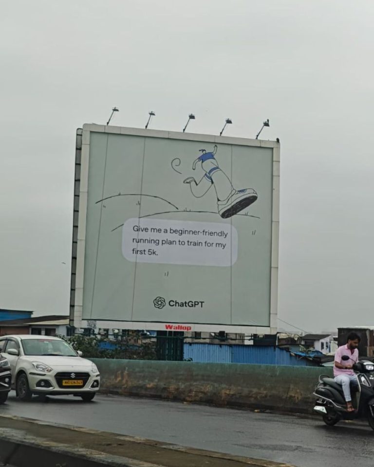 ChatGPT launches first-ever OOH campaign across major Indian cities to boost brand awareness