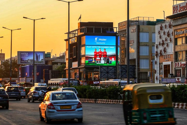 Haier, DOOH campaign Delhi, South Extension billboards, digital OOH India, festive campaigns, MyHoardings