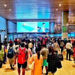 airport advertising, OOH advertising India, digital airport branding, MyHoardings, airport media, transit advertising