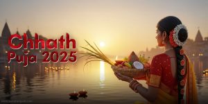 Chhath Puja 2025 branding opportunities at prominent ghats of Bihar showcasing festive outdoor advertising and crowd engagement