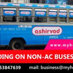 non-AC bus branding Delhi, bus advertising Delhi, DTC bus ads, transit media Delhi, outdoor advertising, MyHoardings, brand promotion Delhi