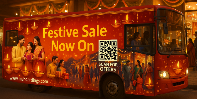 festive advertising, Diwali branding, Eid promotions, bus ad campaigns, MyHoardings
