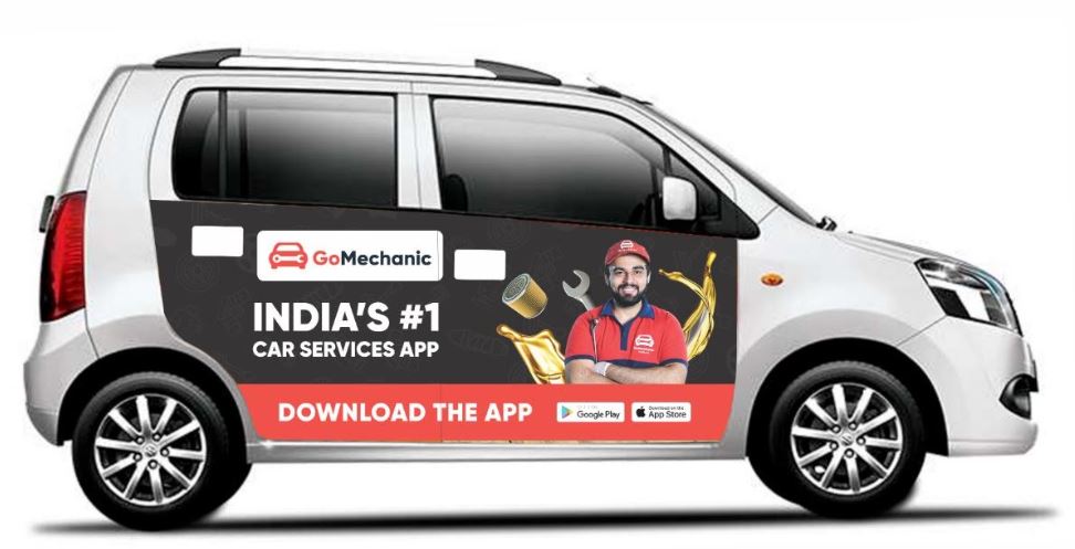 GoMechanic Car Wrap Campaign Drives App Awareness in India