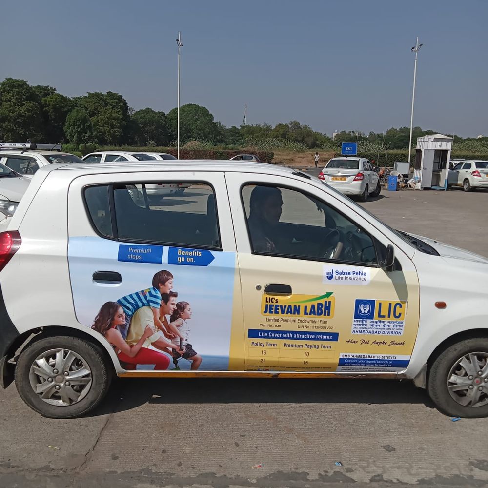 LIC’s ‘Jeevan Labh’ Car Door Wrap Campaign Drives Trust and Awareness on Indian Roads