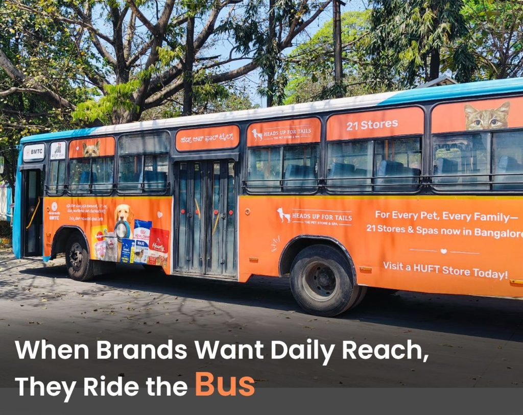 Bus Branding for FMCG Products