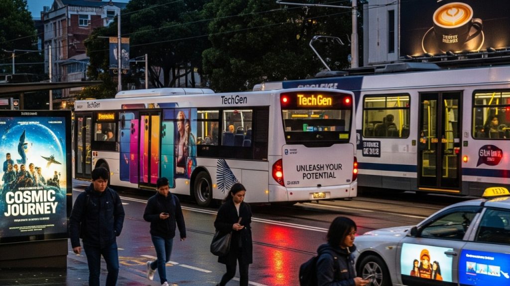 bus advertising brand recall