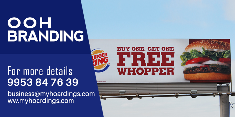 outdoor advertising India, OOH media, billboard advertising, transit media, hoarding ads, MyHoardings, brand promotion India