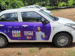 car advertising, moving vehicle branding, on-road promotions, fleet media ads, outdoor marketing, MyHoardings, brand outreach