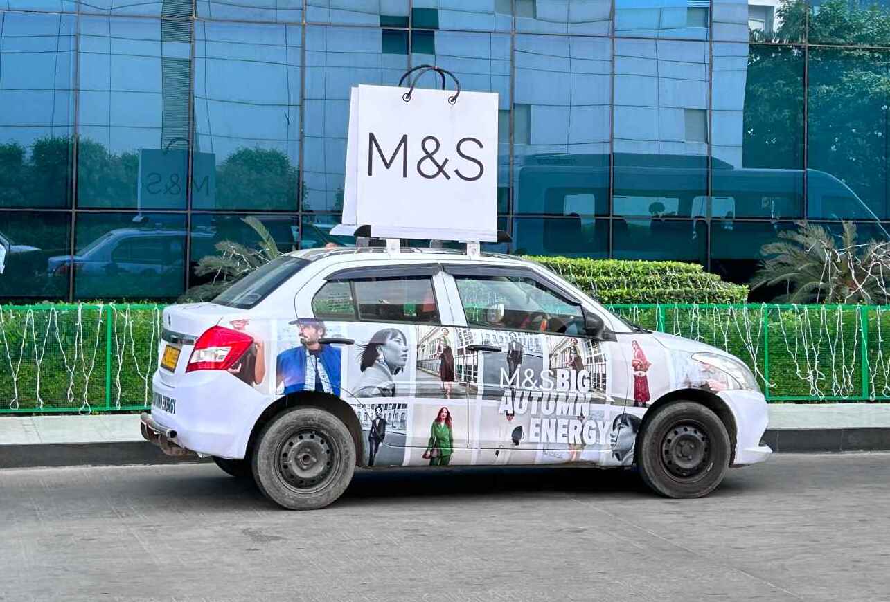 Ride-Hailing Cab Branding Is Becoming the New Billboard for Urban India
